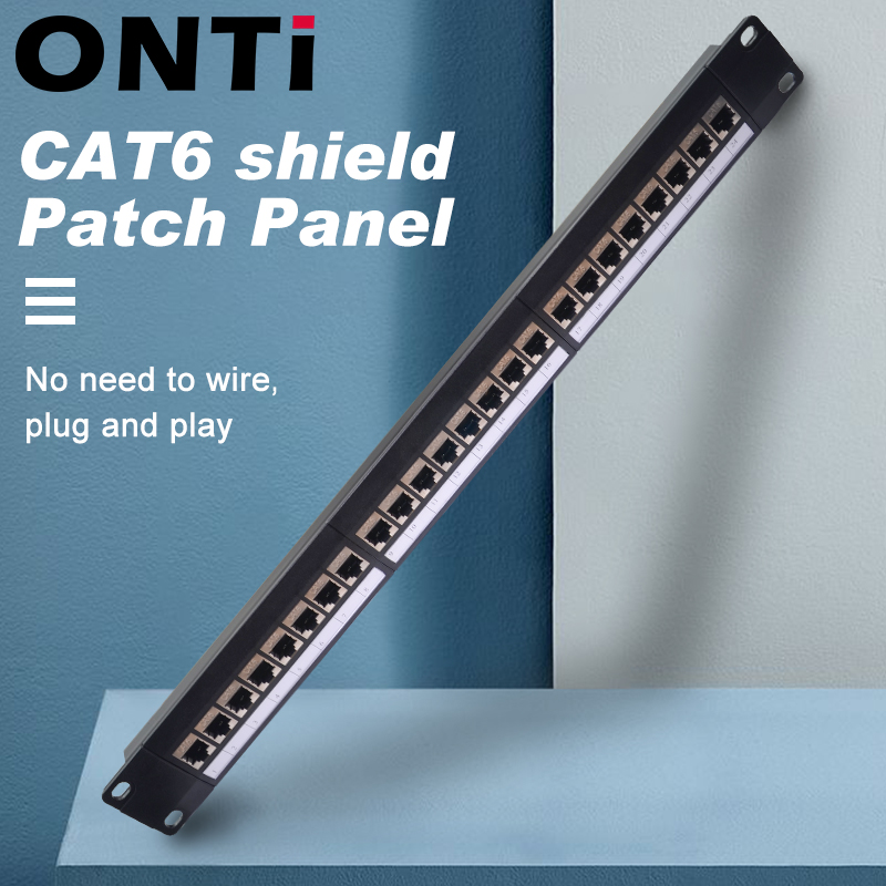 Server Rack Shelf - ONTi 19in 1U Rack 24 porte