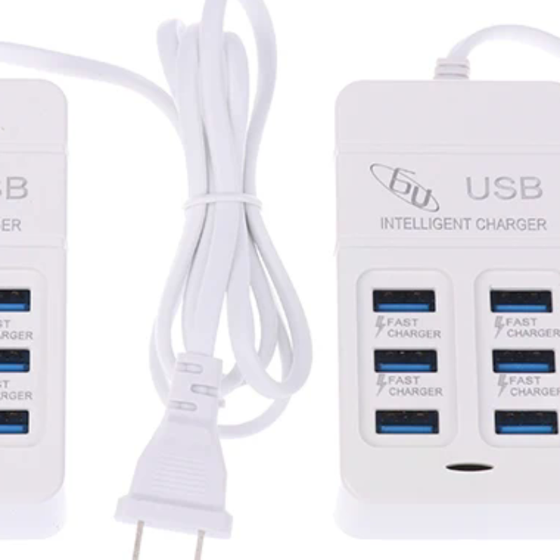 Multi Port Usb Hub - 1PC Spina DEGLI STATI UNITI 6Ports