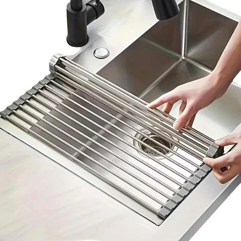 Server Rack Shelf - 1 pz Scolapiatti Arrotolabile Pieghevole in