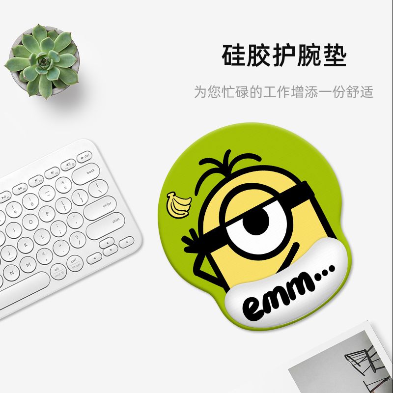 Office Tech - Tappetino per mouse con cuscino per