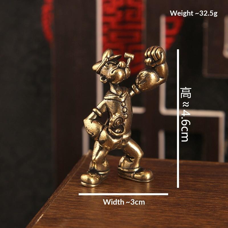 Office Desk Tech Accessories - △ 1/2 Pezzi Statuetta di Popeye