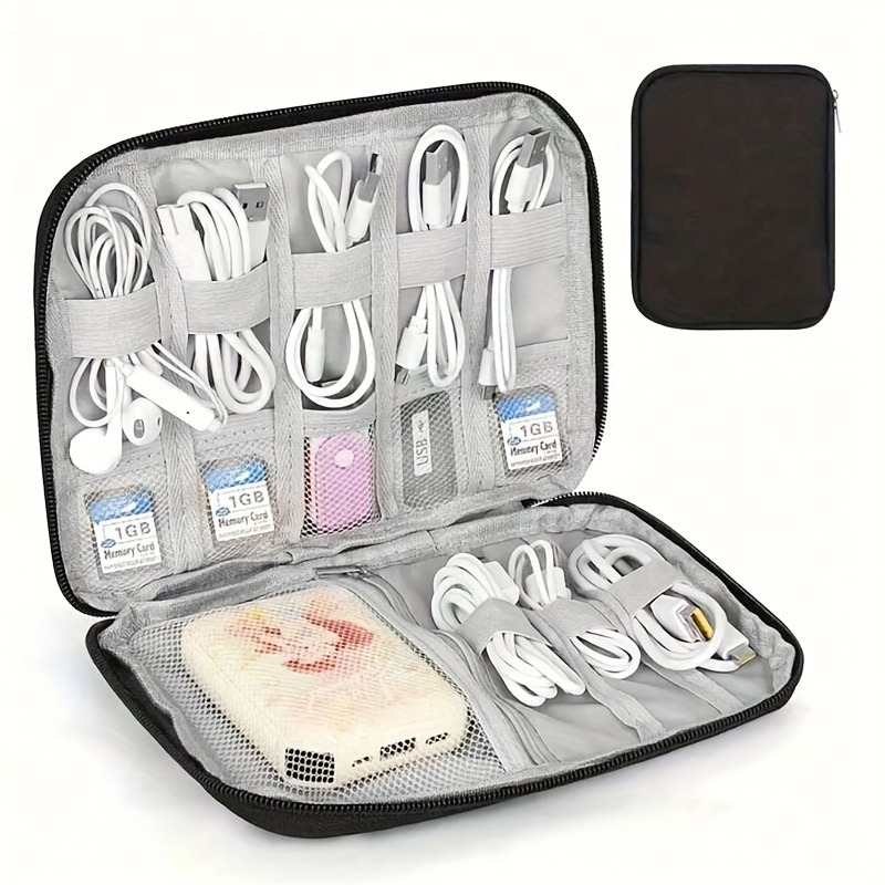 Office Tech Gear - Custodia Multi-Tasca per Accessori Elettronici -