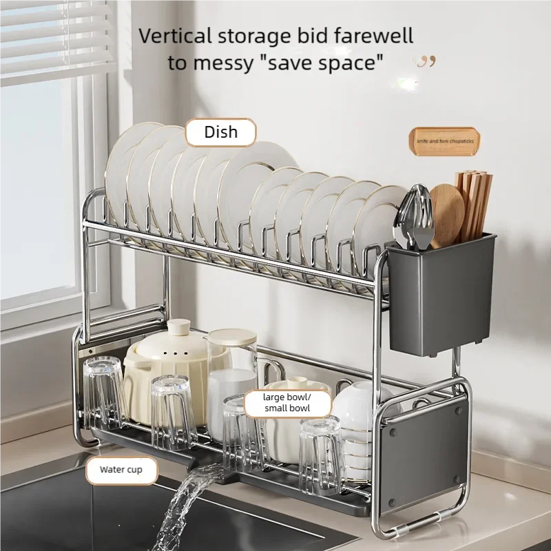 Server Rack Shelf - Scolapiatti da cucina stretto da appoggio