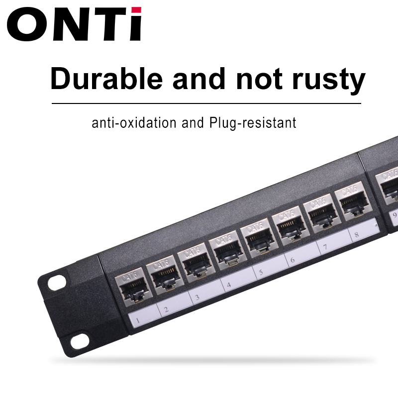 ONTi 19in 1U Rack 24 porte CAT - Server Rack Shelf recensione e prezzo