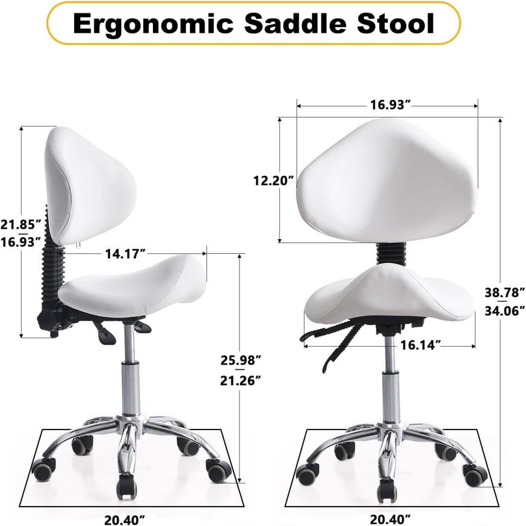 Sgabello a sella Sedia rotolan - Office Tech Chair recensione e prezzo