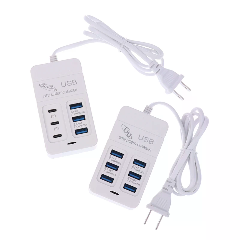 1PC Spina DEGLI STATI UNITI 6P - Multi Port Usb Hub recensione e prezzo