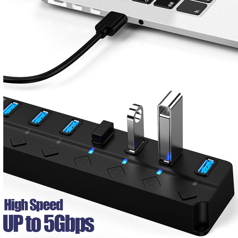 Hub USB 3.0 7 in 1, splitter m - Multi Port Usb Hub recensione e prezzo