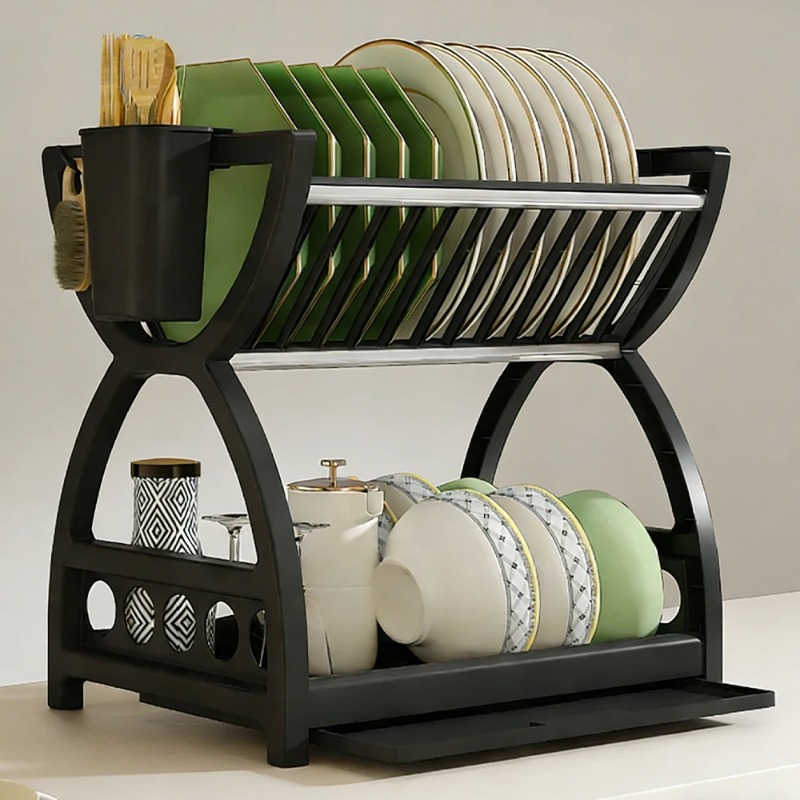 Scolapiatti a 2 livelli da cuc - Server Rack Shelf recensione e prezzo