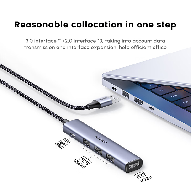 Hub USB UGREEN con 4 porte USB - Multi Port Usb Hub recensione e prezzo
