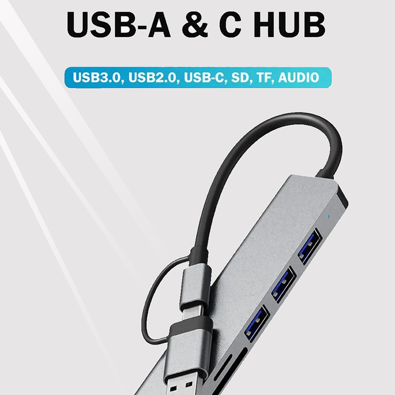 Hub USB Type-C 8 in 1, splitte - Multi Port Usb Hub recensione e prezzo