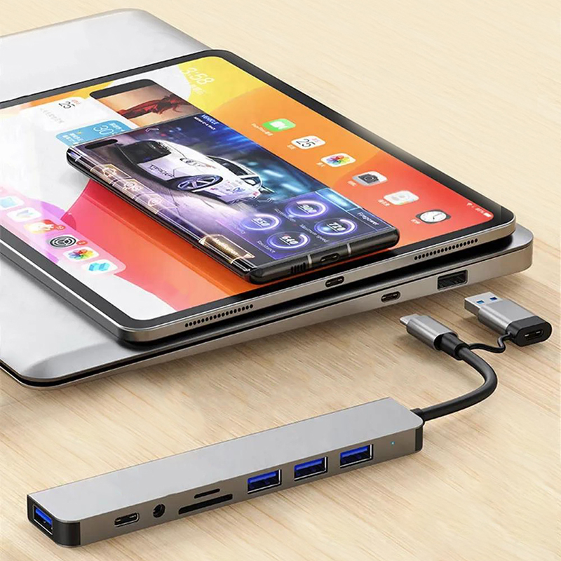 Hub USB Type-C 8 in 1, splitte - Multi Port Usb Hub recensione e prezzo