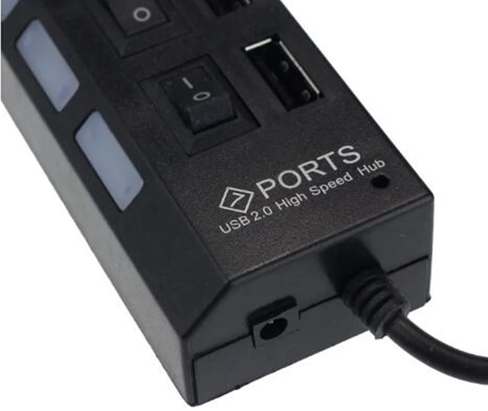 Splitter hub USB 2.0 a 7 porte - Multi Port Usb Hub recensione e prezzo