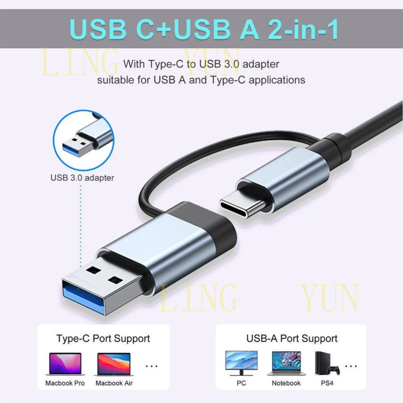 Hub USB Tipo C, Hub USB 3.0 US - Multi Port Usb Hub recensione e prezzo