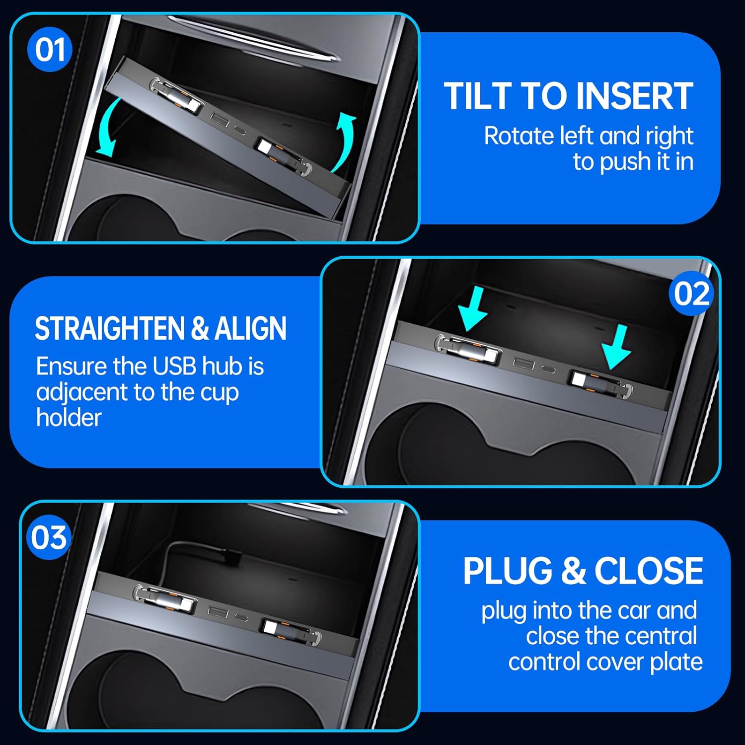 Hub USB per Tesla Model Y 2020 - Multi Port Usb Hub recensione e prezzo