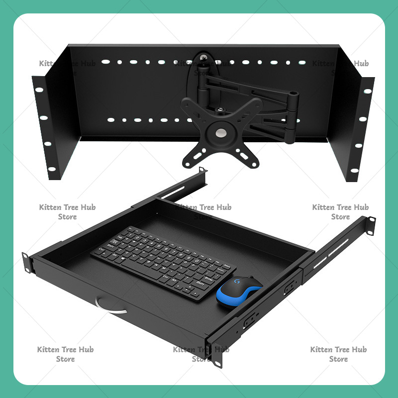 Cassetto Porta Tastiera 1U per - Server Rack Shelf recensione e prezzo